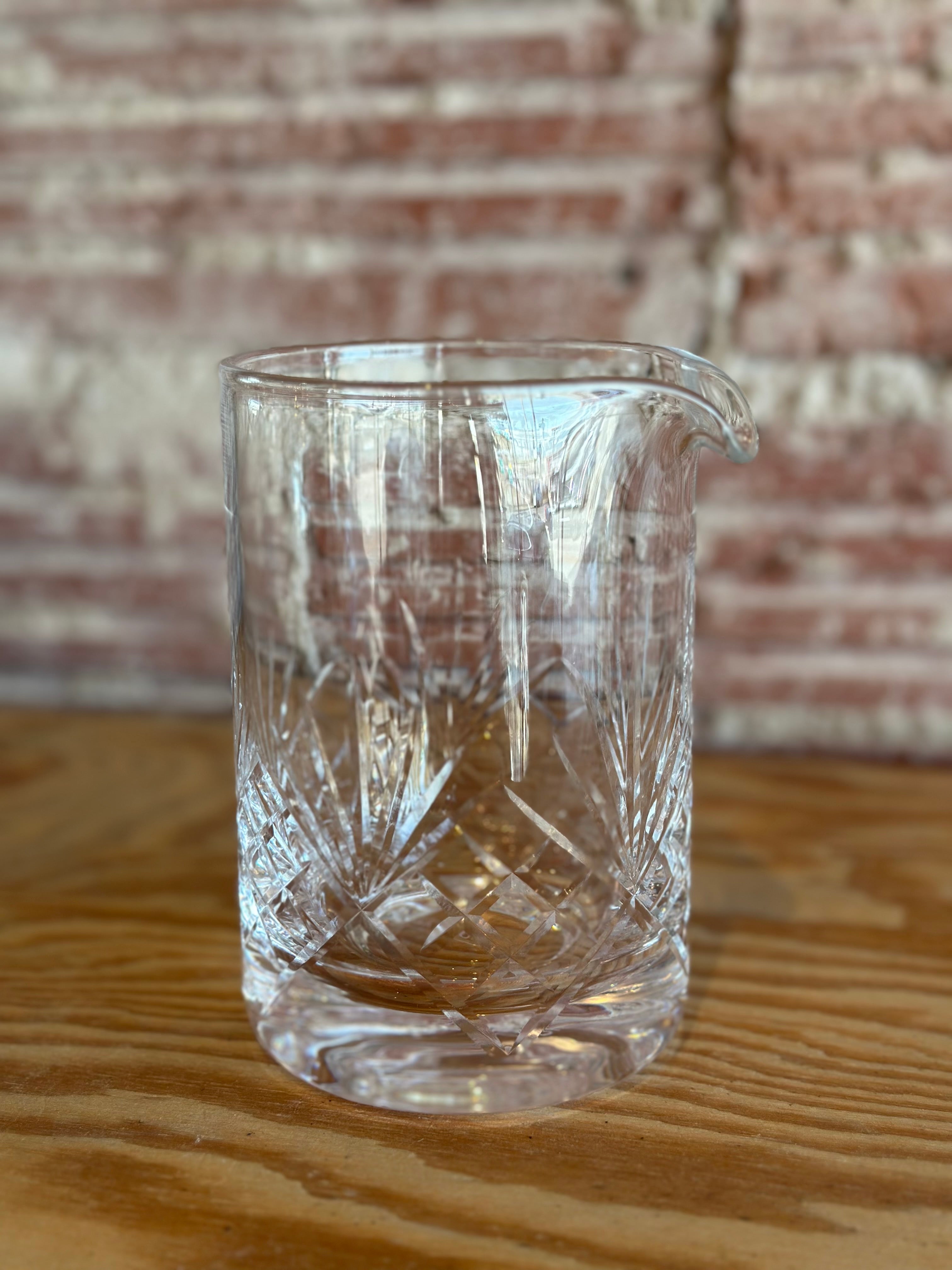 Etched Mixing Glass