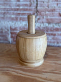 Wood Mortar and Pestle Set